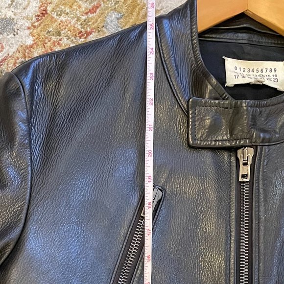 Maison Margiela 5 Zip in Black Leather - Picture 12 of 14